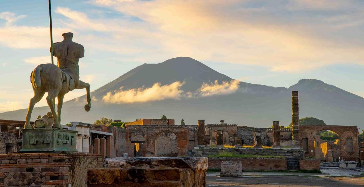 Ponte Valle B&B Pompei Bagian luar foto